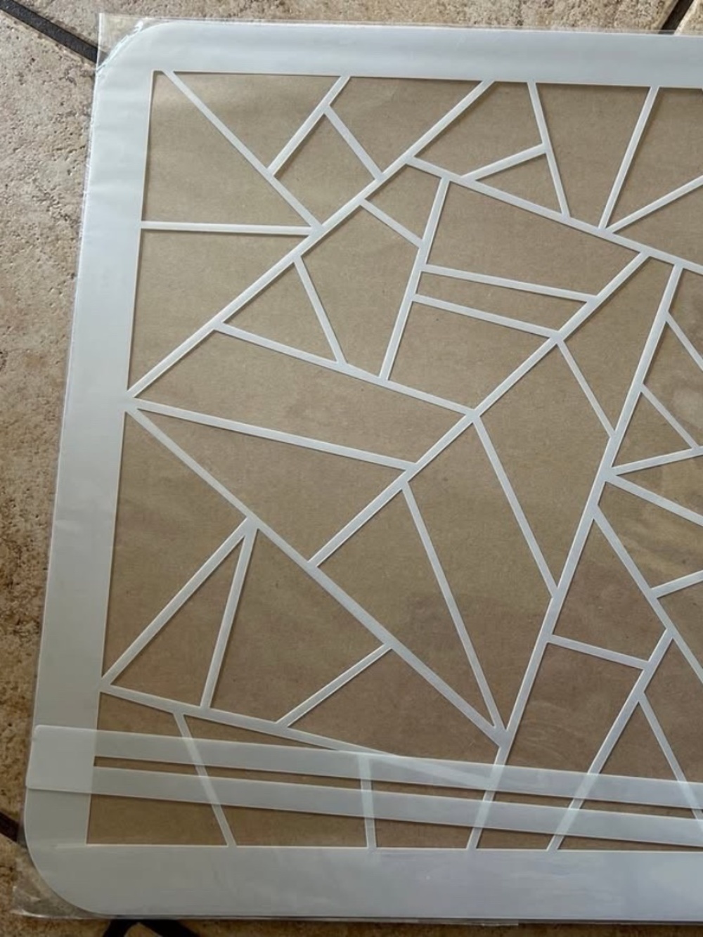 40x40cm Painting Stencil - Geometric Shapes